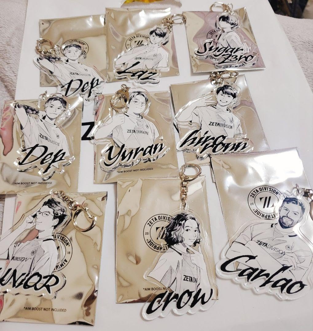 ZETADIVISION アクリルキーホルダー 7個セット ZETADIVISION アクリルキーホルダー 7個セット